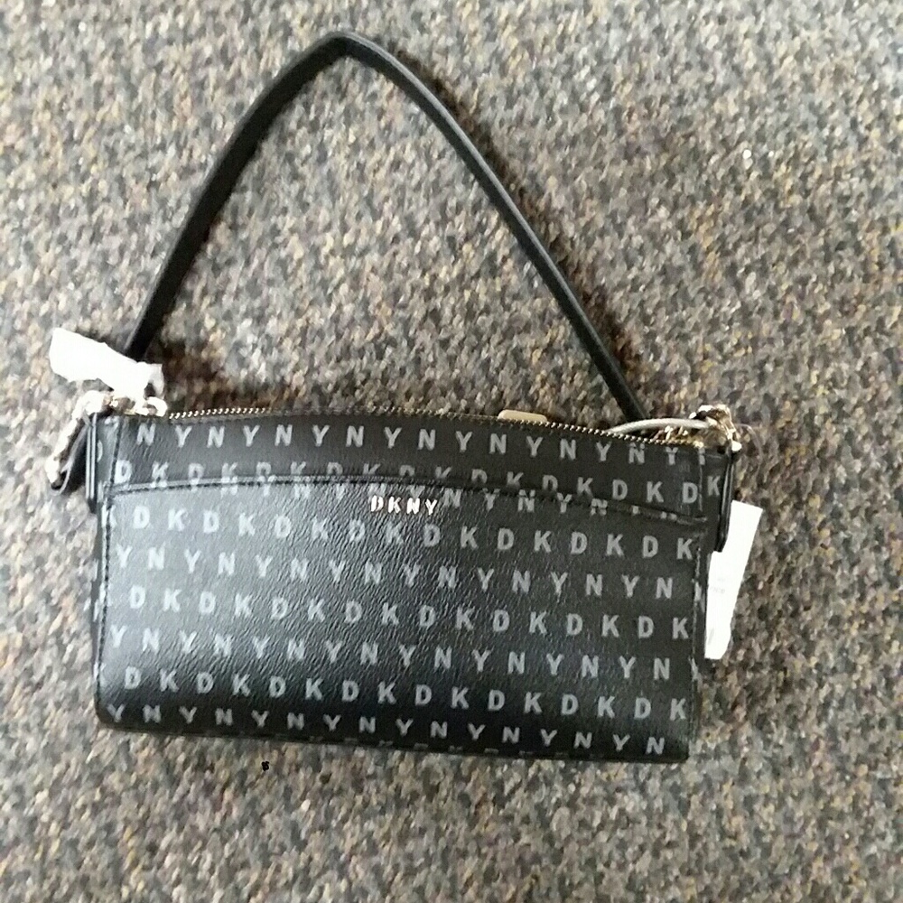 DKNY mini purse with logo print